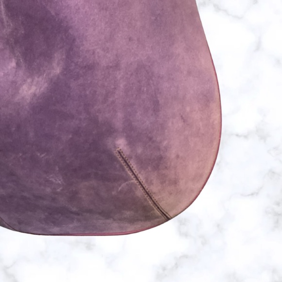 Coach Vintage Limited Edition Purple Suede Boho Bag - Picture 5 of 10